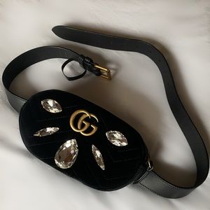 Gucci GG Marmont matelassé leather belt bag